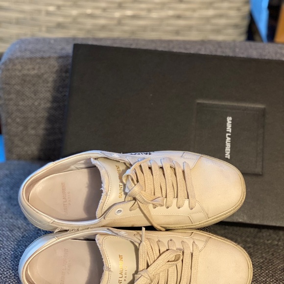 Preowned authentic Saint Laurent Sneakers 37.5W - Picture 15 of 16